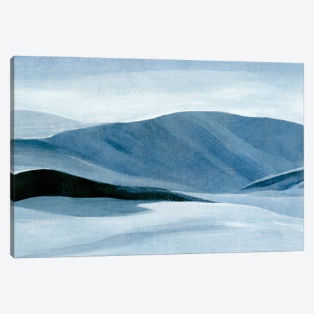 Indigo Range I Canvas Print #AWR117} by Annie Warren Art Print