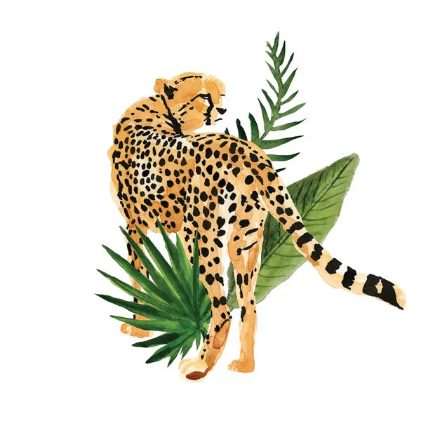 Cheetahs: Cheetah Outlook III by Annie Warren