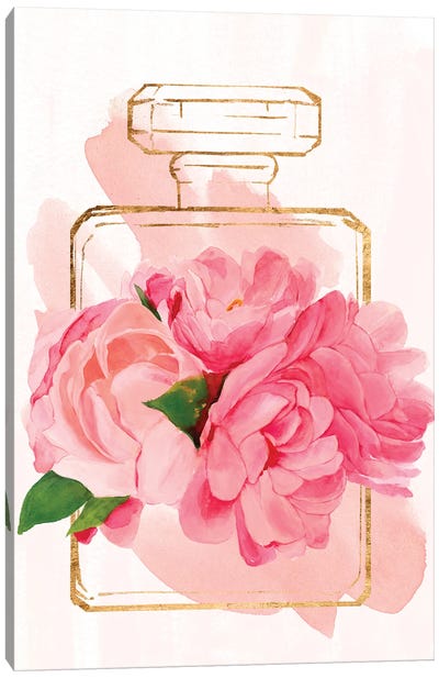 Perfume Bloom II Canvas Art Print - Peony Art