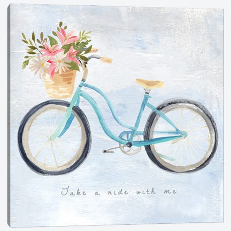 Enjoy the Ride II Canvas Print #AWR169} by Annie Warren Art Print