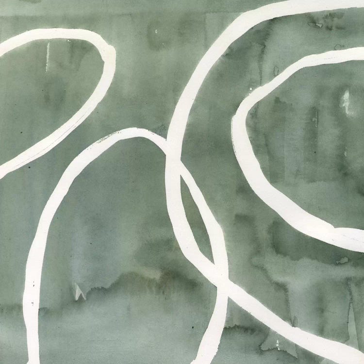 Moss Swirl I by Annie Warren wall art