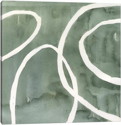 Moss Swirl I Canvas Art Print