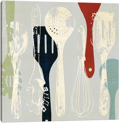 Cook's Choice II Canvas Art Print - Kitchen Equipment & Utensil Art