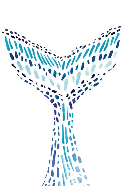 Whales: Mosaic Tail II by Annie Warren