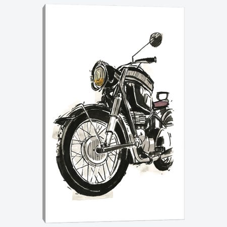 Motorcycles in Ink IV Canvas Print #AWR24} by Annie Warren Canvas Art