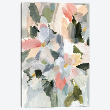 Soft as Petals I Canvas Print #AWR253} by Annie Warren Art Print
