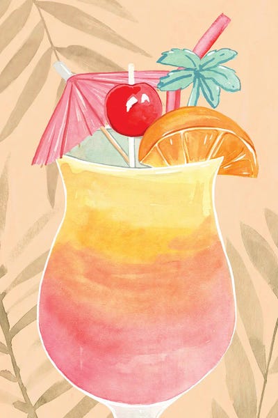 Cocktails & Mixed Drinks: Tropical Cocktail IV by Annie Warren