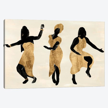 Celebration Dance I Canvas Print #AWR263} by Annie Warren Canvas Art