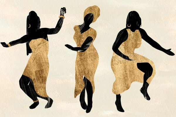 African Heritage: Celebration Dance I by Annie Warren