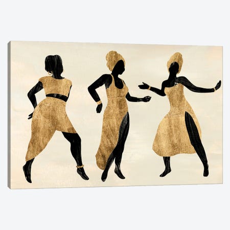 Celebration Dance II Canvas Print #AWR264} by Annie Warren Art Print