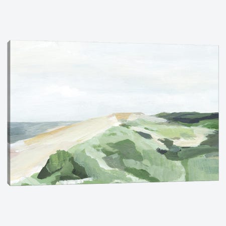 Coastline Greenery II Canvas Print #AWR265} by Annie Warren Canvas Art Print