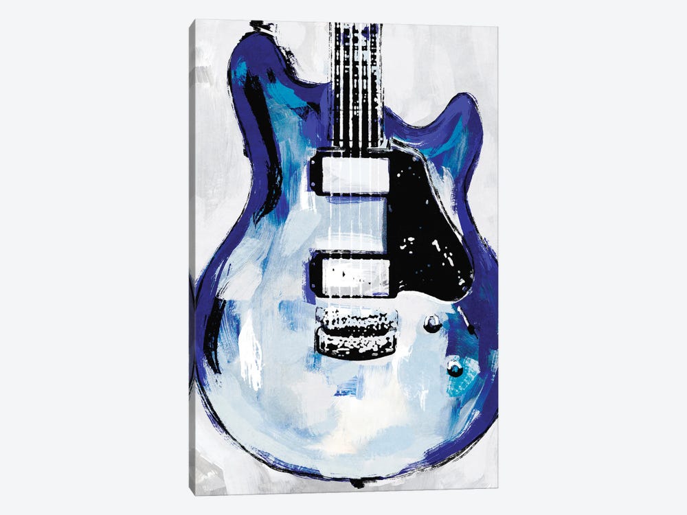 Electric Blues II by Annie Warren 1-piece Canvas Artwork