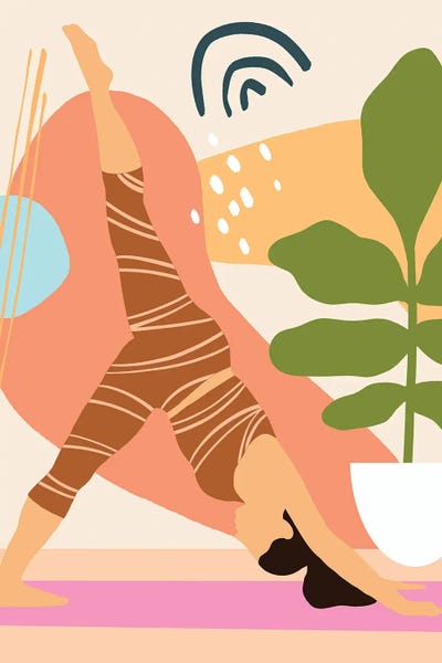 Yoga: Bright Energy III by Annie Warren