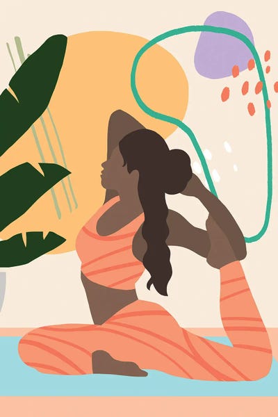 Yoga: Bright Energy IV by Annie Warren