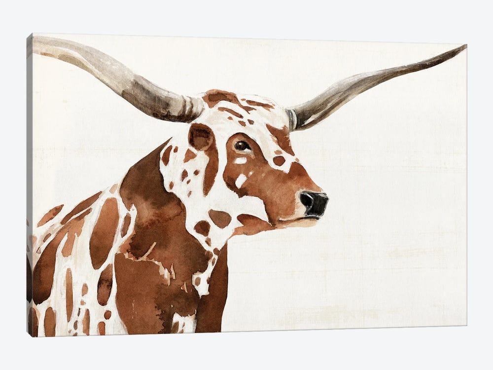 Spotted Steer IV by Annie Warren 1-piece Canvas Art