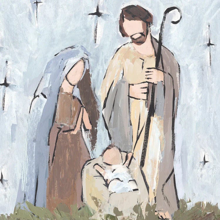 Starry Nativity II by Annie Warren wall art