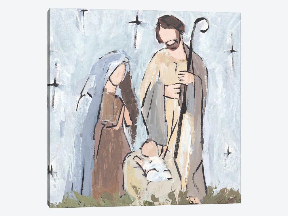 Starry Nativity II by Annie Warren 1-piece Art Print