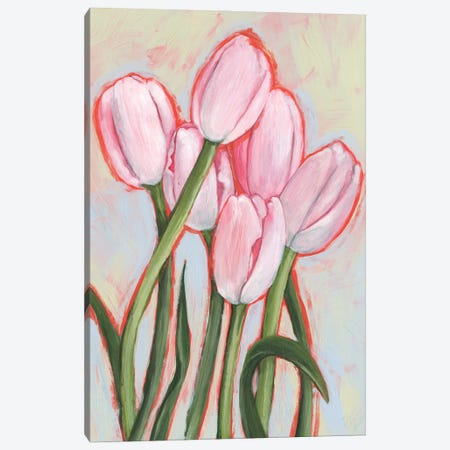 Peppy Tulip II Canvas Print #AWR32} by Annie Warren Canvas Art