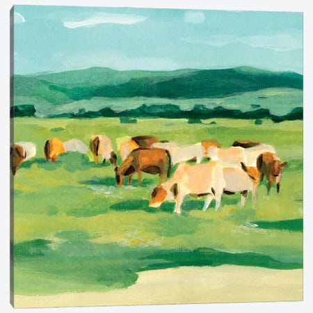 Rural Fields I Canvas Print #AWR76} by Annie Warren Canvas Art Print