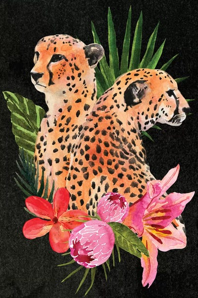 Cheetahs: Cheetah Bouquet I by Annie Warren