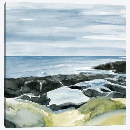 Coastal Blue I Canvas Print #AWR85} by Annie Warren Canvas Artwork