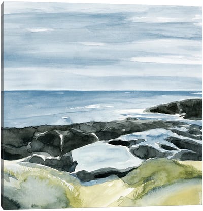 Coastal Blue I Canvas Art Print