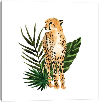 Cheetah Outlook I Canvas Art Print - Cheetah Art