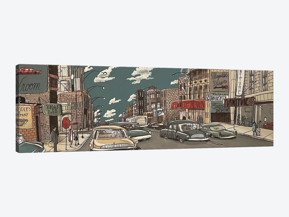 Uptown by Aaron Wooten 1-piece Canvas Print