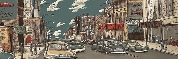 Contemporary Streetscapes: Uptown by Aaron Wooten