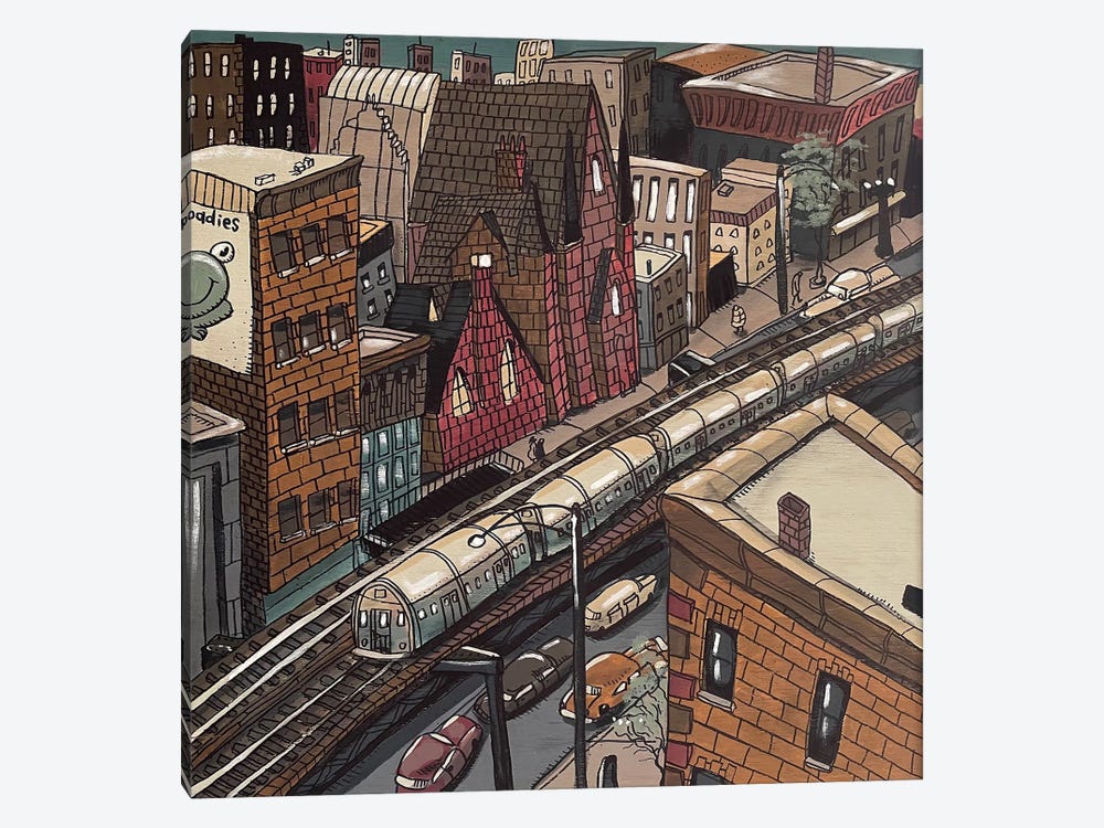 Through The Southside by Aaron Wooten 1-piece Canvas Artwork