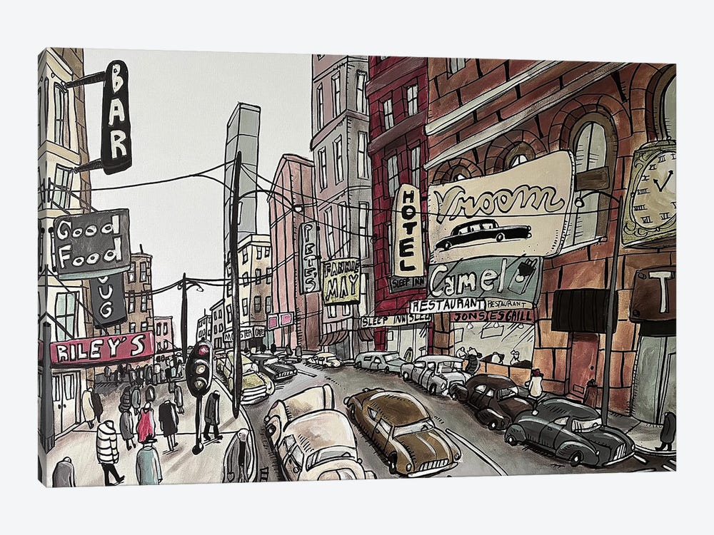 Chicago 1949 by Aaron Wooten 1-piece Canvas Art