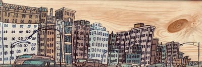 Lake Shore Drive by Aaron Wooten framed canvas print