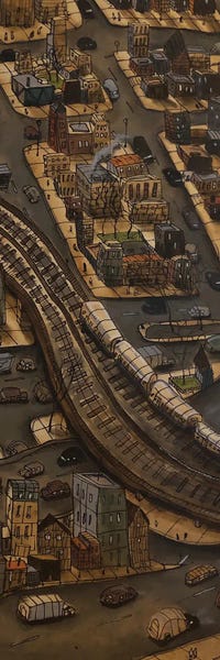 Trains: Infinite City D by Aaron Wooten