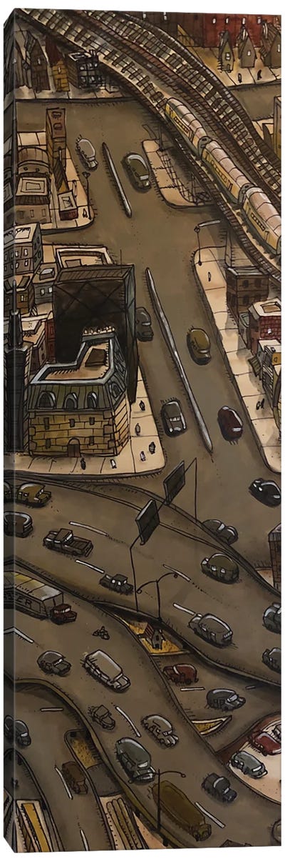 Infinite City C Canvas Art Print - Aaron Wooten