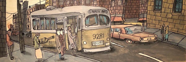Chicago: North Avenue Bus by Aaron Wooten