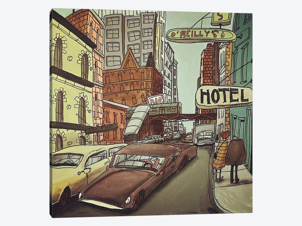 State And Jackson by Aaron Wooten 1-piece Canvas Print