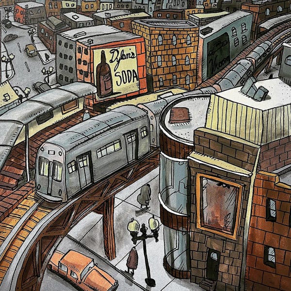 Trains: The Brown Line by Aaron Wooten