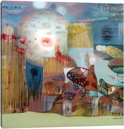 Dream Symphony Canvas Art Print - Psychedelic Dreamscapes