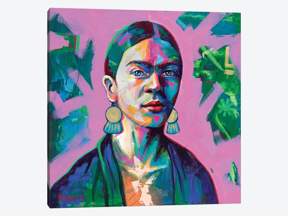 Young Frida Kahlo by Alexandra Andreica 1-piece Canvas Artwork