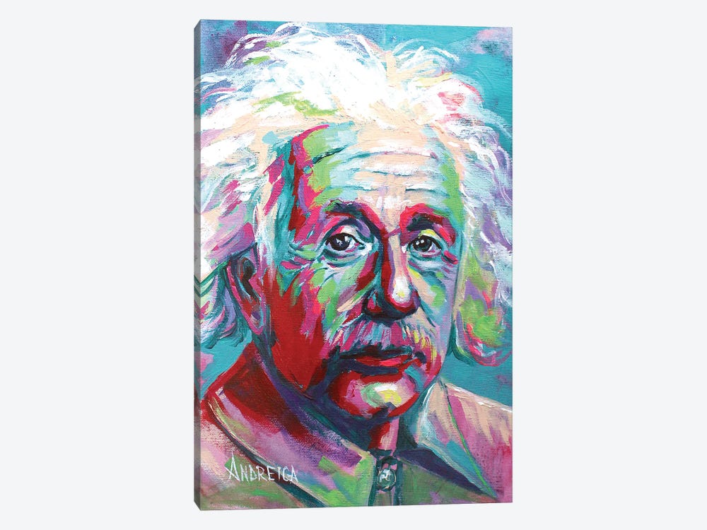 Albert Einstein by Alexandra Andreica 1-piece Canvas Print