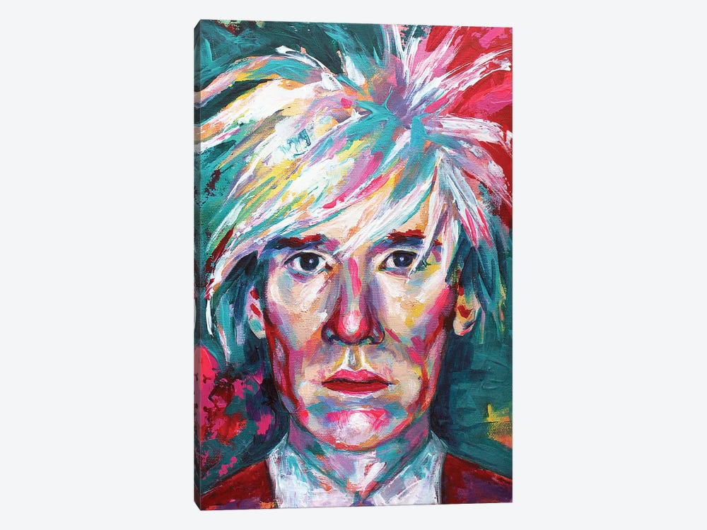 Andy Warhol by Alexandra Andreica 1-piece Canvas Art