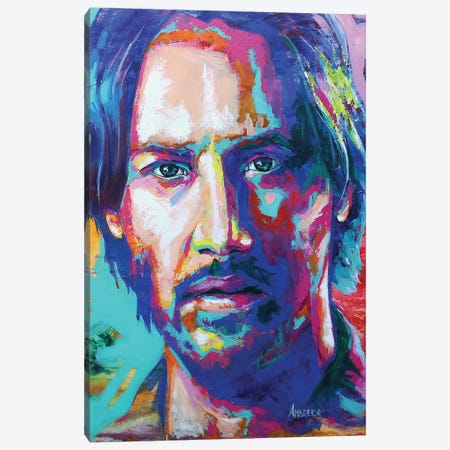 Keanu Reeves Canvas Print #AXC7} by Alexandra Andreica Canvas Art