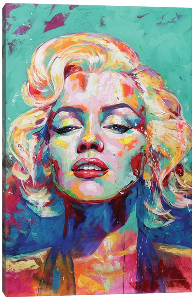 Marilyn Monroe Canvas Art Print - Prismatic Portraits