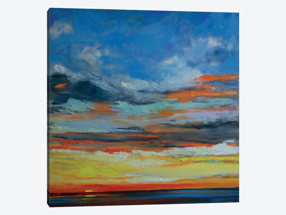Hermosa Beach Sunset by Alexi Fine 1-piece Art Print