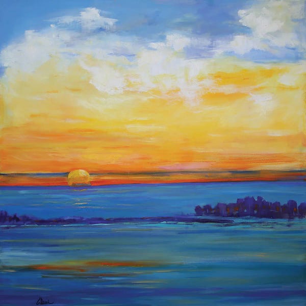 Alexi Fine: Independence Day Sunset by Alexi Fine