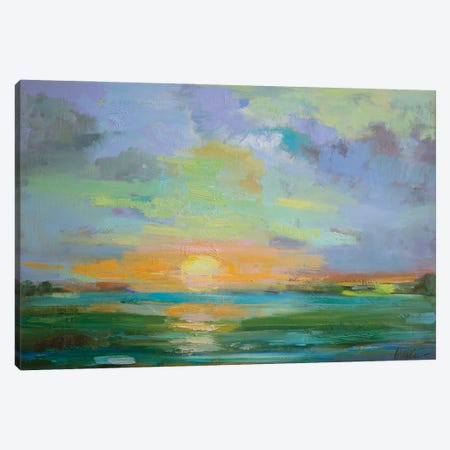 Sherbert Sunset Canvas Print #AXF27} by Alexi Fine Canvas Artwork