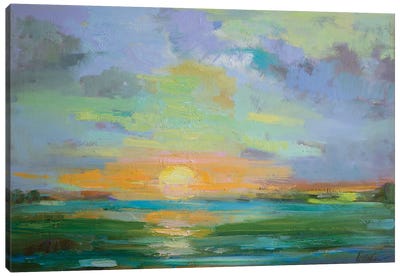 Sherbert Sunset Canvas Art Print