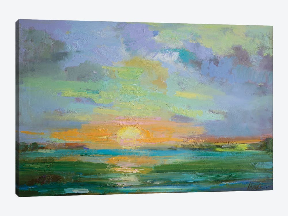 Sherbert Sunset by Alexi Fine 1-piece Canvas Wall Art