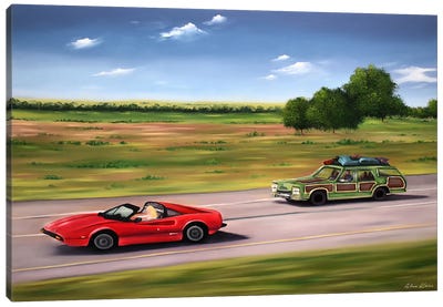 Holiday Road Canvas Art Print - Limited Edition Art