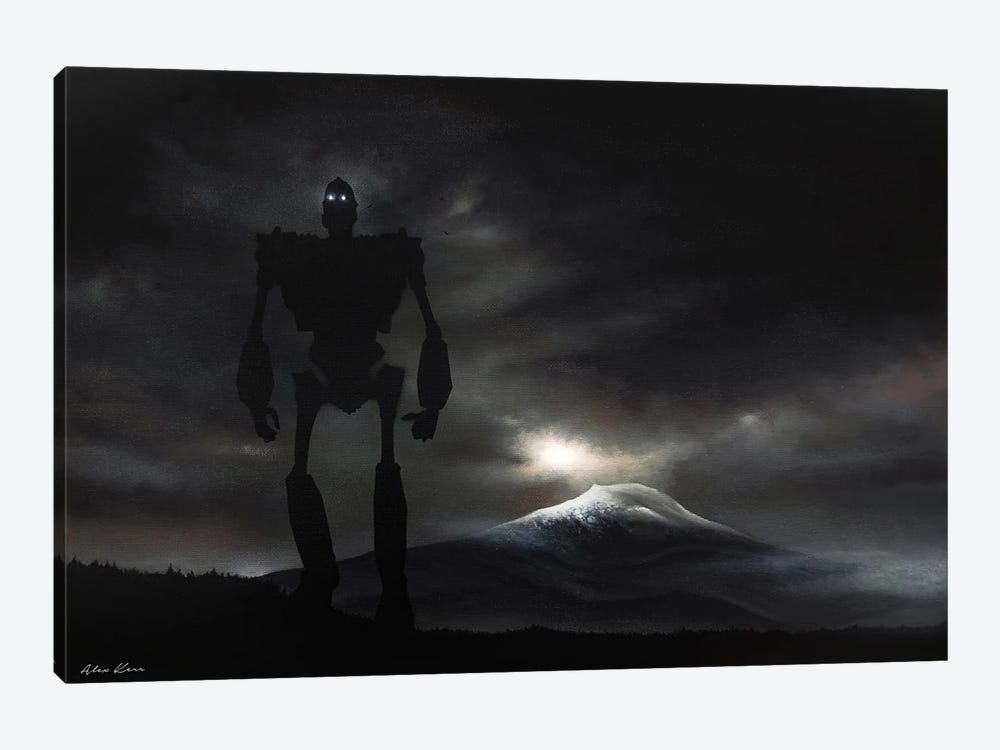 The Iron Giant by Alex Kerr 1-piece Canvas Artwork
